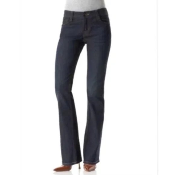 CALVIN KLEIN Leanboot Dark Wash Jeans - Size 12 - Picture 1 of 7